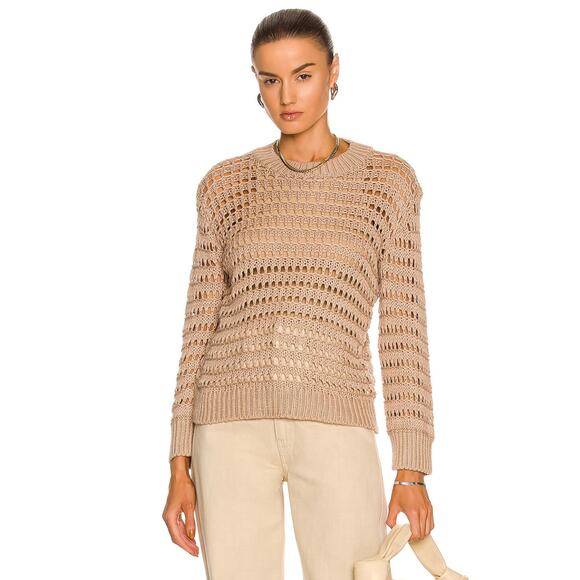 Sablyn Mariella Sweater Size Large Tan Sand - Picture 1 of 5